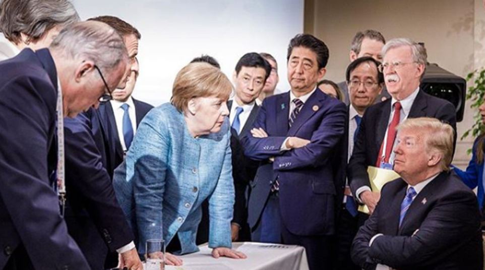 Trump arrived in Singapore after meeting with other world leaders at the G7 summit.