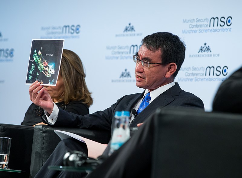 Japan sends a man to the first meeting of women foreign ministers