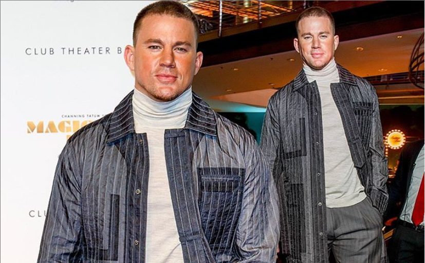 Channing Tatum appears in a dapper suit at Berlin’s Magic Mike premiere