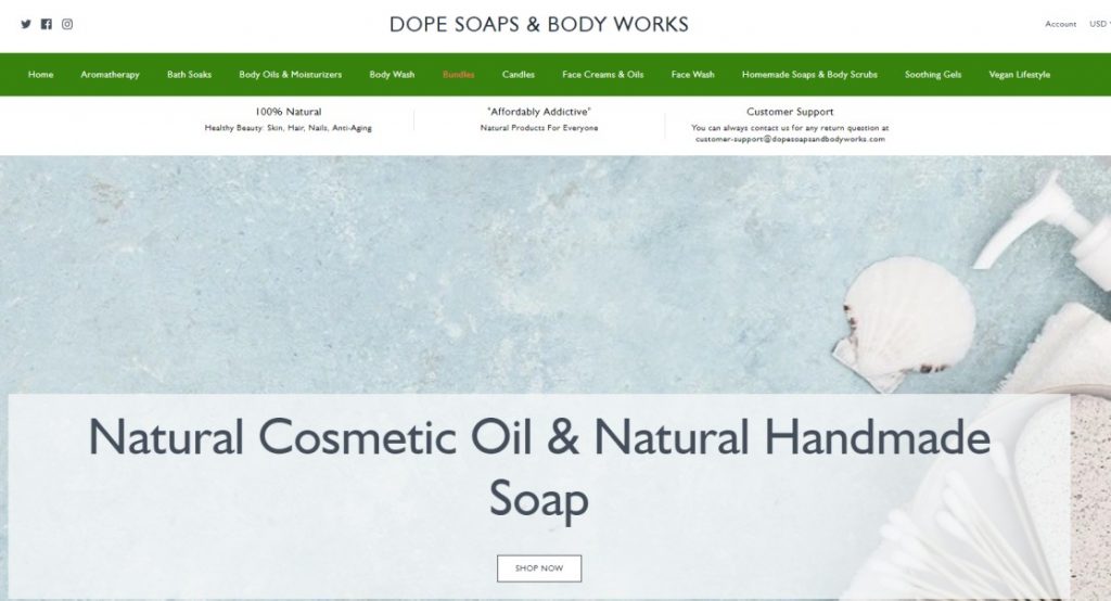 Dope Soaps and Body Works
