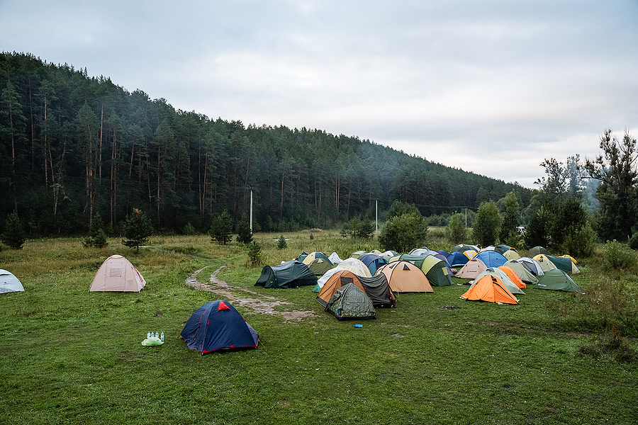 Maintain a suitable distance from other campers