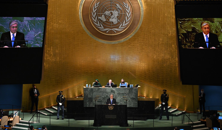 Kassym Jomart Tokayev at the UNGA Sept 2022