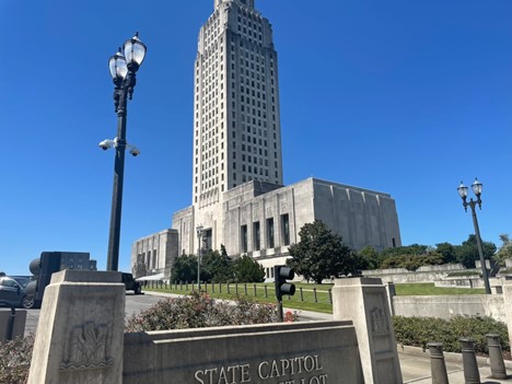 Iranian Americans gather in protest at Louisiana State Capitol following human rights