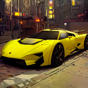 Make it a black and yellow Lamborghini