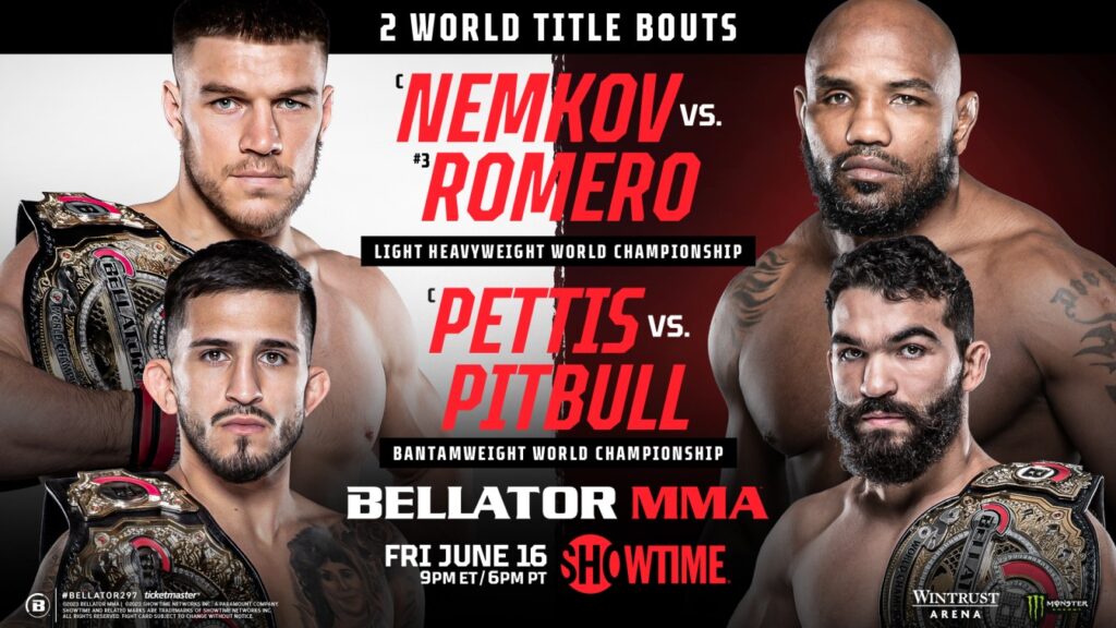 Where to watch Bellator 297 Nemkov vs Romero
