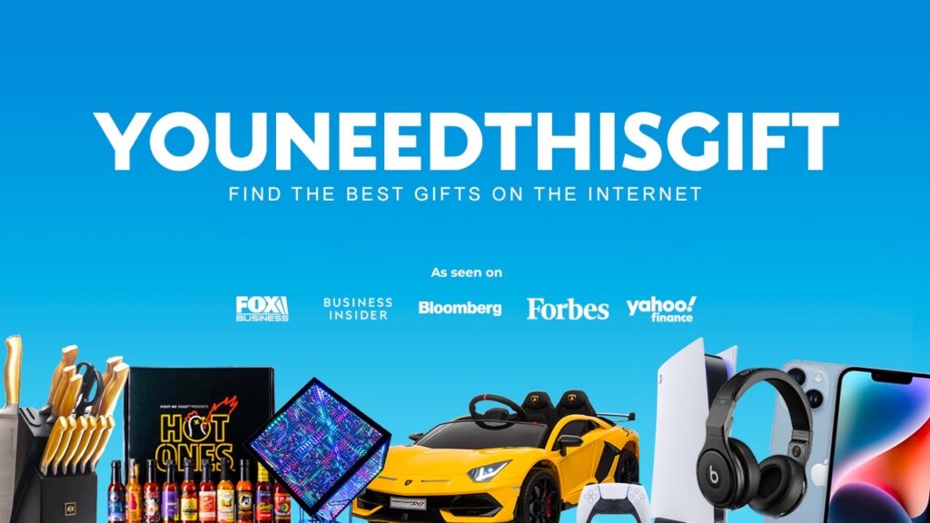 YouNeedThisGift revolutionizes the gift-finding experience with an extensive catalog of curated gifts and an easy-to-use platform.