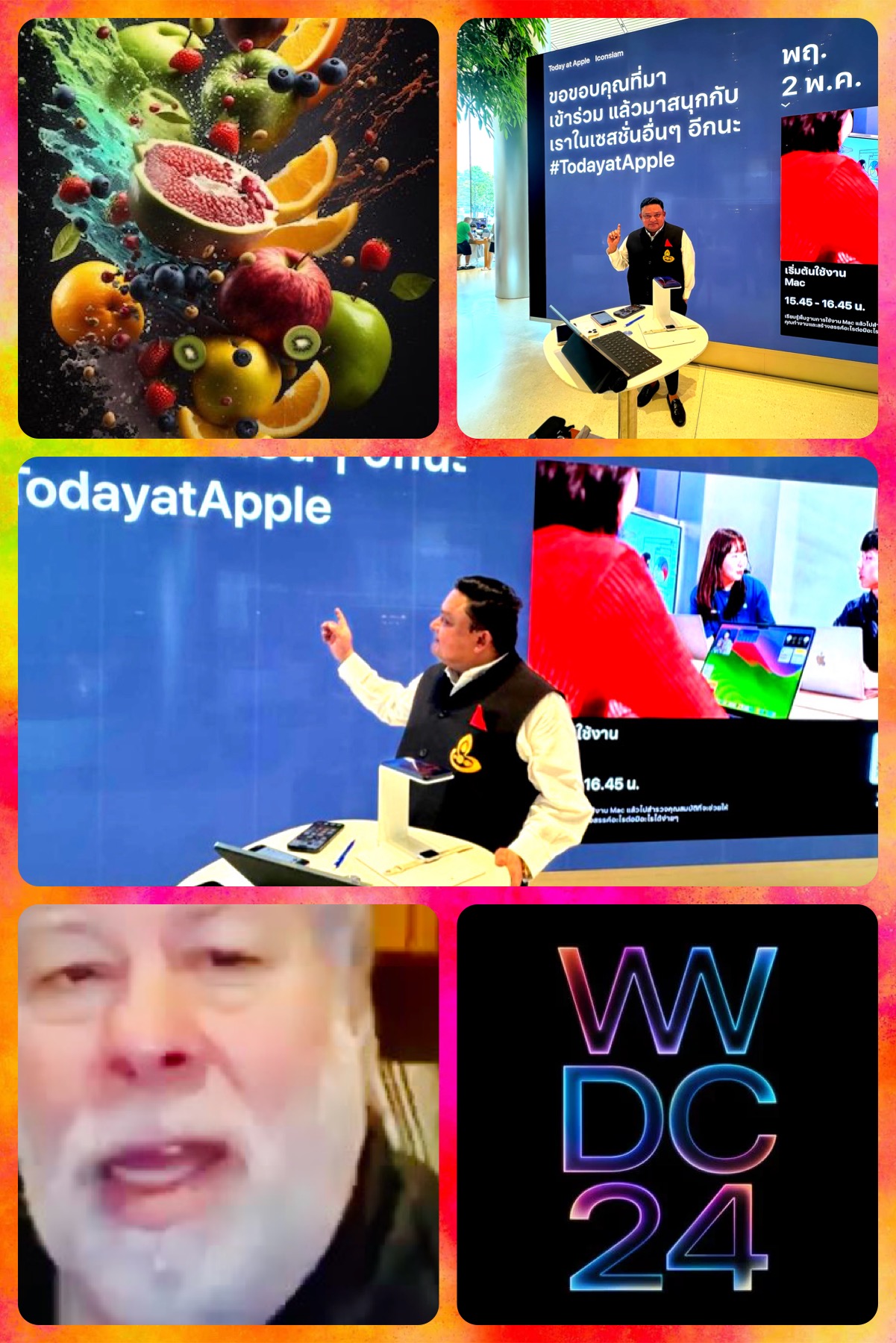 Revered Guruji Shrii Arnav and Steve Wozniak