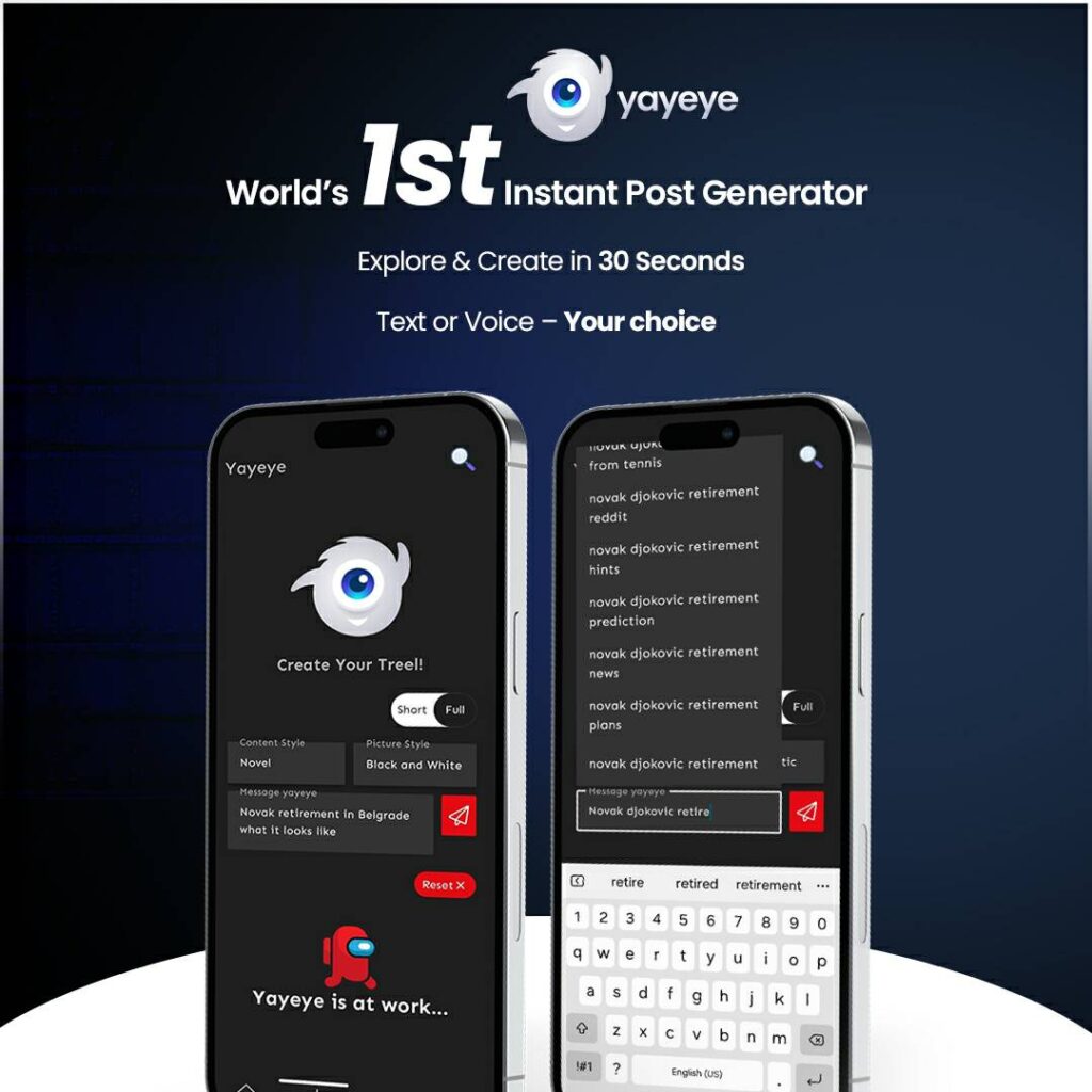 Picture: YayEye World’s 1st Search Create Share Platform
