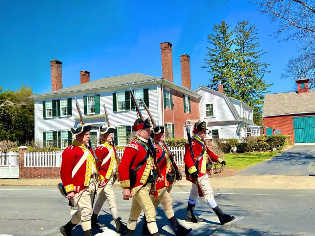Massachusetts 250 - Bedford_Reeancatment_of_Revolutionary_War_Marches