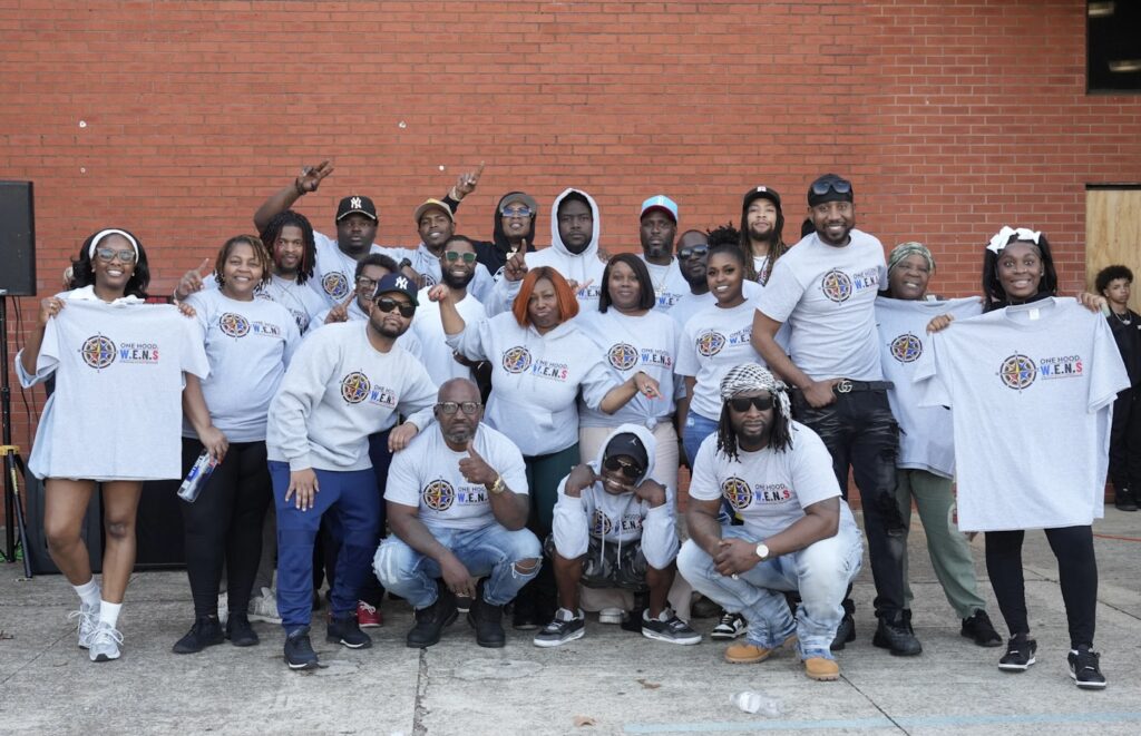 One Hood WENS Team at Pull Up for Peace Event