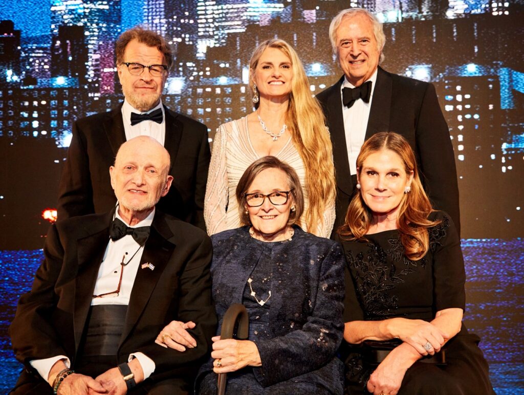 Kenneth Lonergan, Bonnie Comley, Stewart F. Lane, Steve Berger, Cynthhia Wainwright, Aerin Lauder Living Landmarks Honorees. Photo by Noel Sutherland and James Salzano