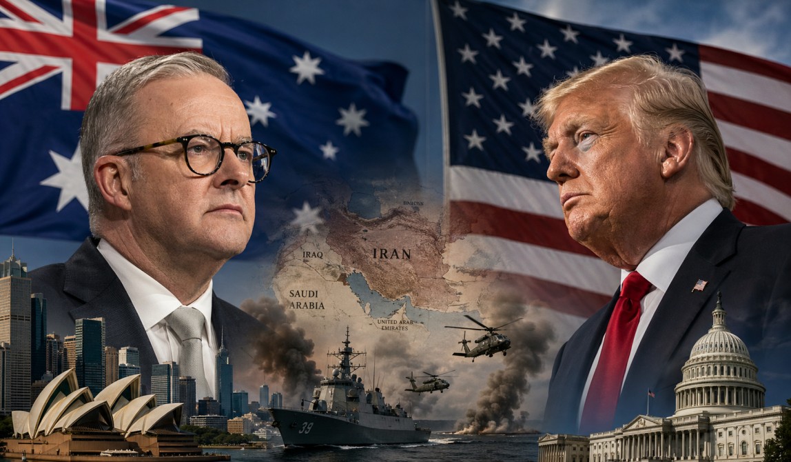 Australia and US tensions rise as global conflict hits economy and politics