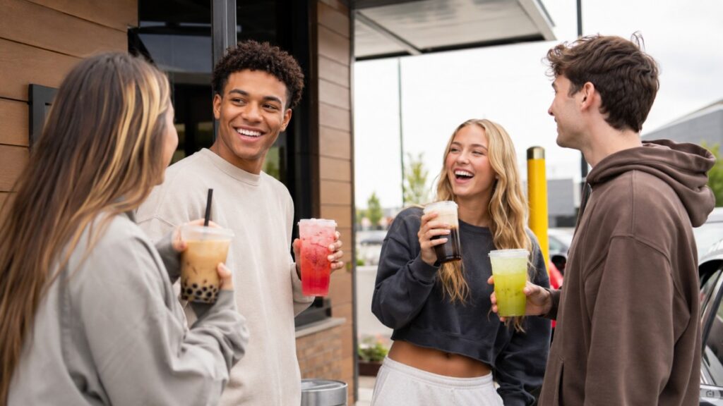 Fast-Food Chains Bet on Elaborate Drinks as Gen Z Redefines the Drive-Through